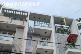 Nhà đẹp đường Bàu Cát P14 Tân Bình, 1 trệt 3 lầu, DT 72m2, Giá 20tr/tháng.